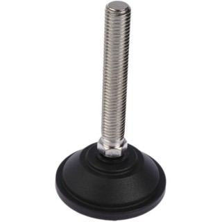 Nu-Tech Engineering M12 55 mm Diameter Adjustable Foot Nickel Plated Steel 600 kg Static Load Capacity 10 ° Tilt A090/020