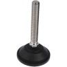 Nu-Tech Engineering M12 55 mm Diameter Adjustable Foot Nickel Plated Steel 600 kg Static Load Capacity 10 ° Tilt A090/020