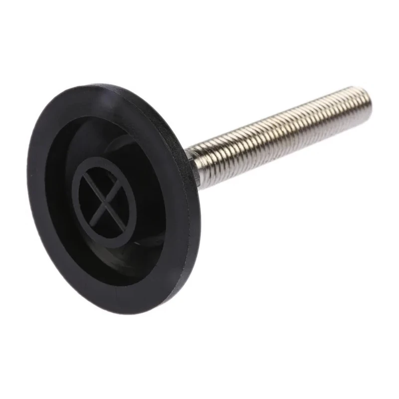Nu-Tech Engineering M12 55 mm Diameter Adjustable Foot Nickel Plated Steel 600 kg Static Load Capacity 10 ° Tilt A090/020