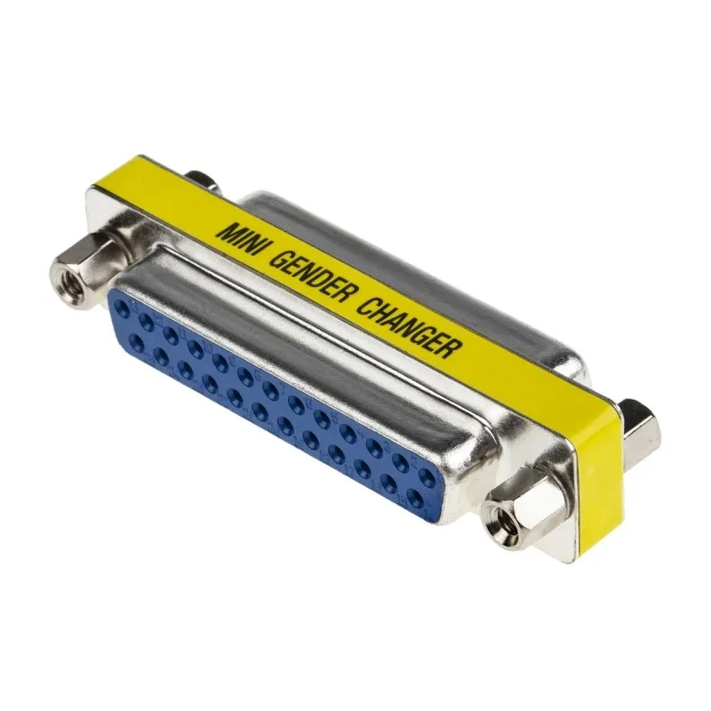 RS PRO 25-Way D-Sub Female to Female Adapter Straight Orientation 53.46mm 218-201