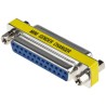 RS PRO 25-Way D-Sub Female to Female Adapter Straight Orientation 53.46mm 218-201