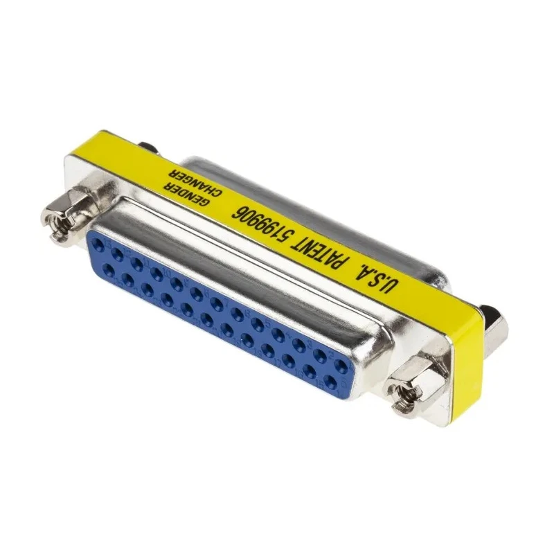 RS PRO 25-Way D-Sub Female to Female Adapter Straight Orientation 53.46mm 218-201