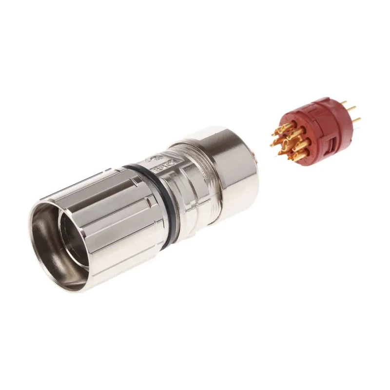 Lapp Industrial Circular Connector M23 Cable Plug 9 Contacts 7A IP68 Gold Plated Copper 150V EPIC CIRCON 44420037 + 73002744