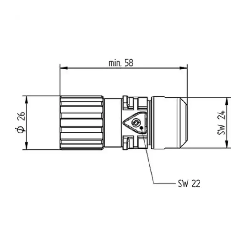 Lapp Industrial Circular Connector M23 Cable Plug 9 Contacts 7A IP68 Gold Plated Copper 150V EPIC CIRCON 44420037 + 73002744