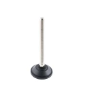 Nu-Tech Engineering M12 55 mm Diameter Adjustable Foot, Nickel Plated Steel, 600 kg Static Load Capacity, 10 ° Tilt A090/021