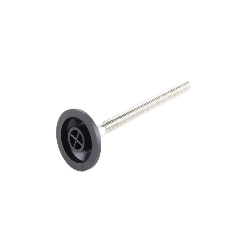 Nu-Tech Engineering M12 55 mm Diameter Adjustable Foot, Nickel Plated Steel, 600 kg Static Load Capacity, 10 ° Tilt A090/021