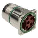 Lapp Circular Connector, 6 Contacts, Panel Mount, M23 Size, Plug Male IP68 Protection, 25A Current, 630V Voltage 76003000