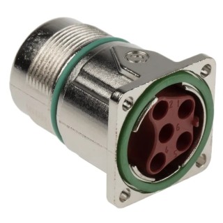 Lapp Circular Connector, 6 Contacts, Panel Mount, M23 Size, Plug Male IP68 Protection, 25A Current, 630V Voltage 76003000