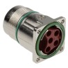 Lapp Circular Connector, 6 Contacts, Panel Mount, M23 Size, Plug Male IP68 Protection, 25A Current, 630V Voltage 76003000