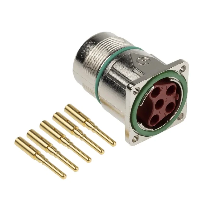 Lapp Circular Connector, 6 Contacts, Panel Mount, M23 Size, Plug Male IP68 Protection, 25A Current, 630V Voltage 76003000