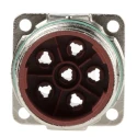 Lapp Circular Connector, 6 Contacts, Panel Mount, M23 Size, Plug Male IP68 Protection, 25A Current, 630V Voltage 76003000