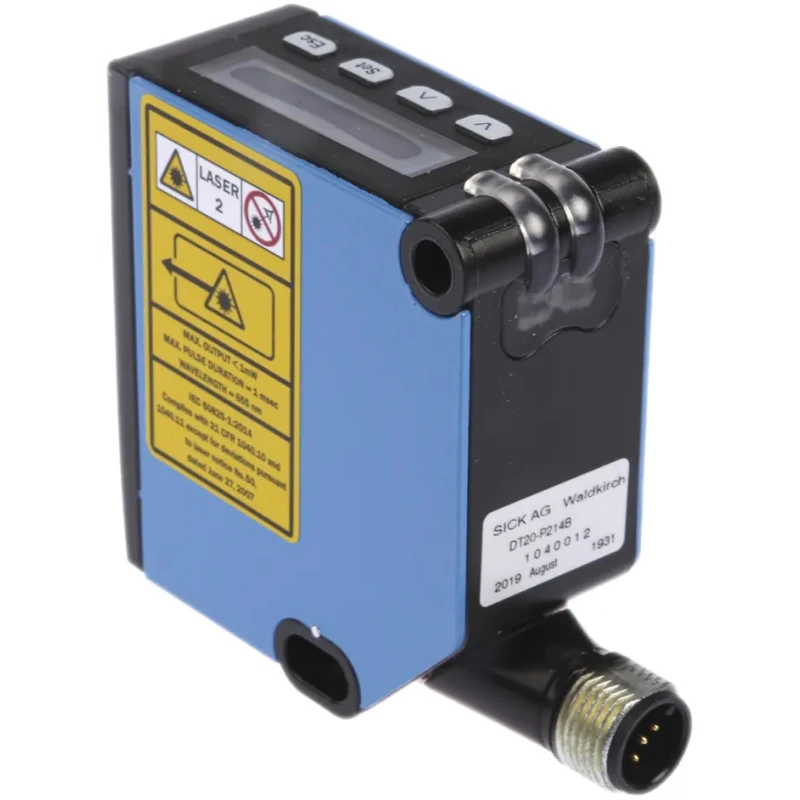 SICK Background Suppression Distance Sensor, Block Sensor, 100 mm to 600 mm, Analogue Output, IP65, Metal DT20-P214B