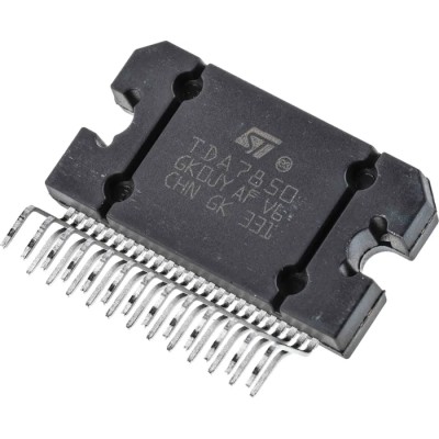 STMicroelectronics 4-Channel Bridge Audio Amplifier 30W Class A-B, 25-Pin FLEXIWATT TDA7850