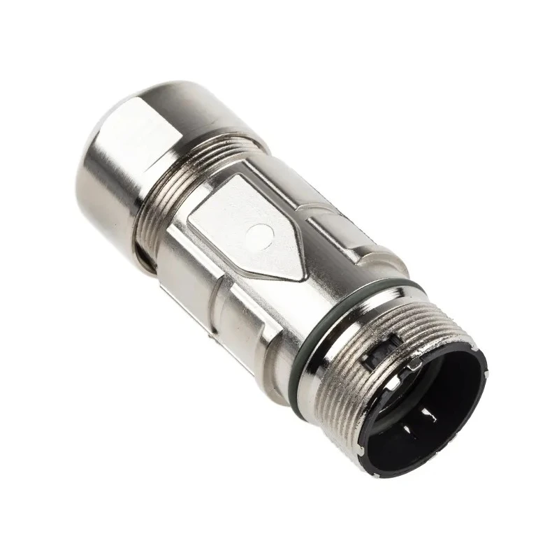 Lapp Circular Connector Signal M23 Series, 17 Contacts, Cable Mount, Male Plug, Nickel Plated Zinc 44420040 + 73028500