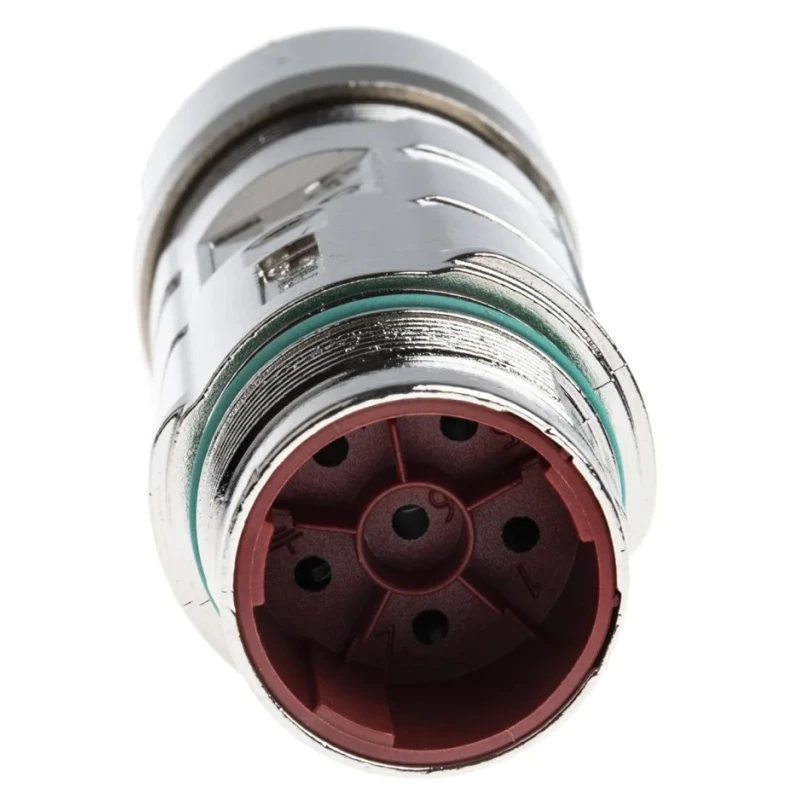 Lapp Circon LS1 6 Pole Standard DIN Plug 22A 630V IP68 Nickel Plated Zinc Housing 76133000