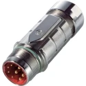 Lapp POWER LS 1 8 Pole Straight Standard DIN Plug 26A 630V IP68 Cable Mount 76134000