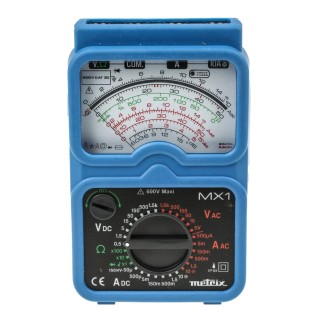 Metrix Handheld Multimeter 10 A AC, 10 A DC, 37-Function Range Measurement MX1