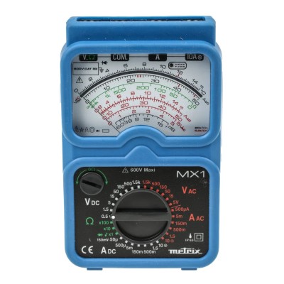 Metrix Handheld Multimeter 10 A AC, 10 A DC, 37-Function Range Measurement MX1