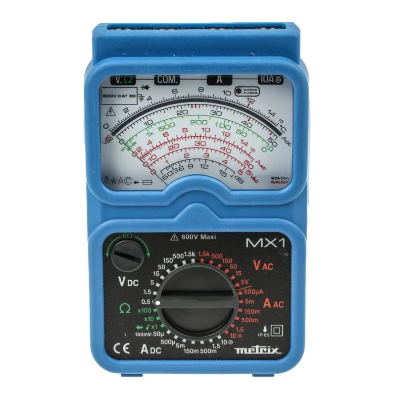 Metrix Handheld Multimeter 10 A AC, 10 A DC, 37-Function Range Measurement MX1