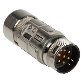 Lapp Circular Connector 7 Contacts Cable M23 Plug Male IP68 Zinc Housing EPIC CIRCON Series 44420040 + 73002756