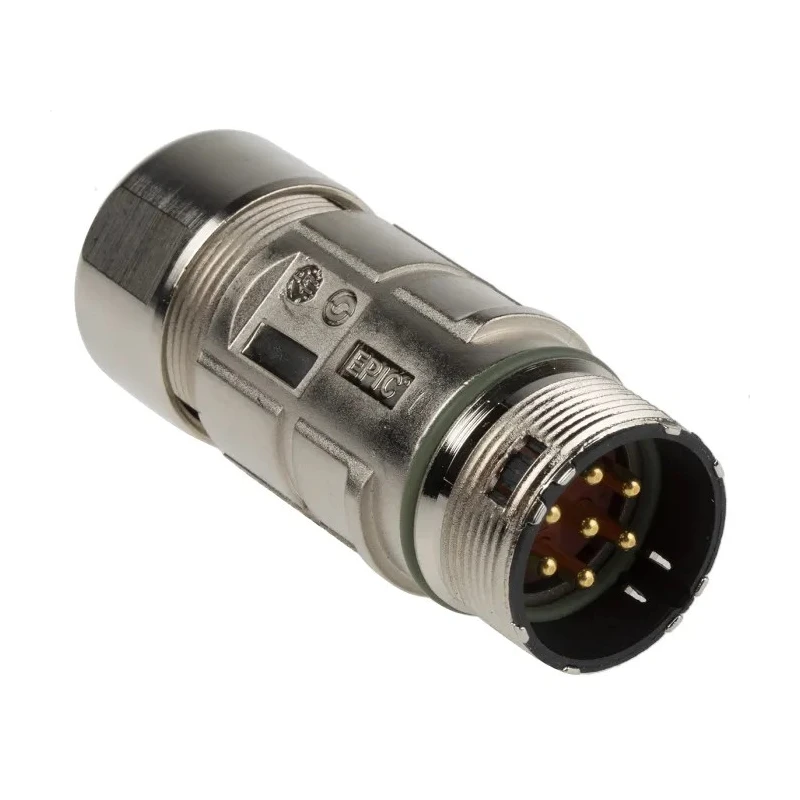 Lapp Circular Connector 7 Contacts Cable M23 Plug Male IP68 Zinc Housing EPIC CIRCON Series 44420040 + 73002756