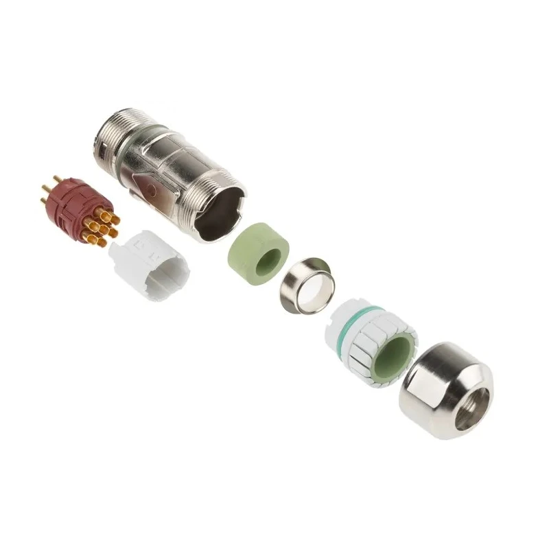 Lapp Circular Connector 7 Contacts Cable M23 Plug Male IP68 Zinc Housing EPIC CIRCON Series 44420040 + 73002756