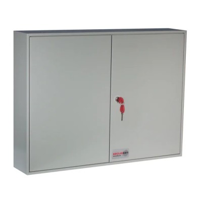 Securikey Grey Steel Wall Mount Key Cabinet with 200 Key Capacity KD200