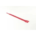 HellermannTyton Cable Tie Hook & Loop Red Polyamide, Polyethylene 200 mm x 12.5 mm 130-00014 TEXTIE M-PA66/PP-RD