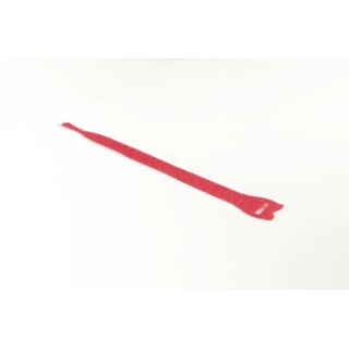 HellermannTyton Cable Tie Hook & Loop Red Polyamide, Polyethylene 200 mm x 12.5 mm 130-00014 TEXTIE M-PA66/PP-RD