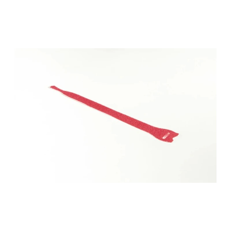 HellermannTyton Cable Tie Hook & Loop Red Polyamide, Polyethylene 200 mm x 12.5 mm 130-00014 TEXTIE M-PA66/PP-RD
