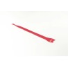 HellermannTyton Cable Tie Hook & Loop Red Polyamide, Polyethylene 200 mm x 12.5 mm 130-00014 TEXTIE M-PA66/PP-RD