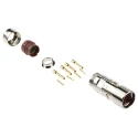 Lapp Industrial Circular Connector EPIC CIRCON Series 8 Gold-Plated Contacts Cable Mount Socket 27 mm 630V 22A Zinc 76124000