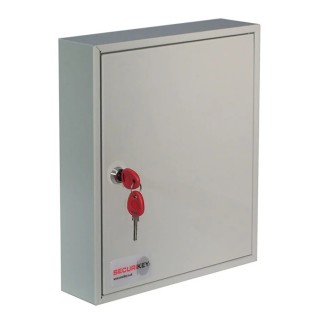 Securikey Steel Wall-Mount Key Cabinet 48 Key Capacity Grey KC048