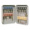 Securikey Grey Steel Wall-Mounted Key Cabinet KC020 260mm Height 80mm Depth 20 Key Capacity