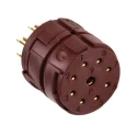 Lapp Circular Connector Panel Mount 9 Contacts Socket Female 150V 7A IP68 SIGNAL M23 Series 72004000 + 73002740