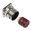 Lapp Circular Connector Panel Mount 9 Contacts Socket Female 150V 7A IP68 SIGNAL M23 Series 72004000 + 73002740