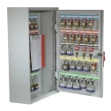 Securikey Grey Steel Wall-Mounted Key Cabinet for 50 Keys KP050