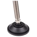 Nu-Tech Engineering M16 70 mm Diameter Nickel Plated Steel Adjustable Foot 1500 kg Static Load Capacity 10 ° Tilt A090/001