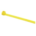 HellermannTyton Non-Releasable Cable Tie, Yellow Polyamide 66, 200 mm Length x 4.6 mm Width, Tensile 111-04805 T50R-PA66-YE