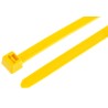 HellermannTyton Cable Tie Non-Releasable 380 mm Length x 7.6 mm Width Yellow Polyamide 66 111-12003 T120R(E)-PA66-YE