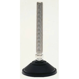 Nu-Tech Engineering M24 100 mm Diameter Adjustable Foot Stainless Steel 2000 kg Static Load Capacity 10 ° Tilt Angle A095/016
