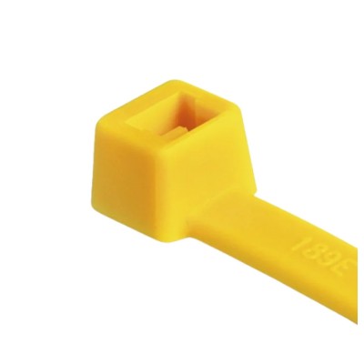 HellermannTyton Cable Tie Non-Releasable Polyamide 66 Yellow 390 mm Length 4.6 mm Width T50L 111-05428 T50L-PA66-YE