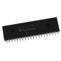 Microchip 8-bit PIC16F Microcontroller 7kB FLASH 20 MHz 40-Pin PDIP PIC16F74-I/P