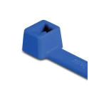 HellermannTyton Blue Polyamide 66 Non-Releasable Cable Tie 390 mm Length x 4.6 mm Width T50L-PA66-BU 111-05404 T50L-PA66-BU