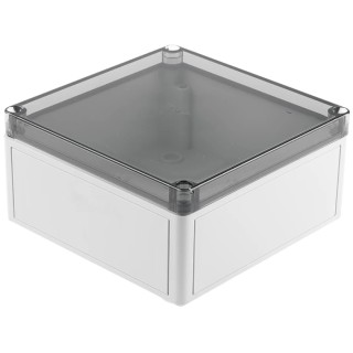 Spelsberg TK PS Series Grey Transparent Lid Polystyrene Enclosure IP66 IK07 90mm x 182mm x 180mm IP66