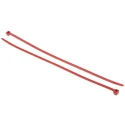 HellermannTyton Cable Tie Non-Releasable, 270 mm Length x 4.6 mm Width, Red Polyamide 66 111-60106 LK2A-PA66-RD
