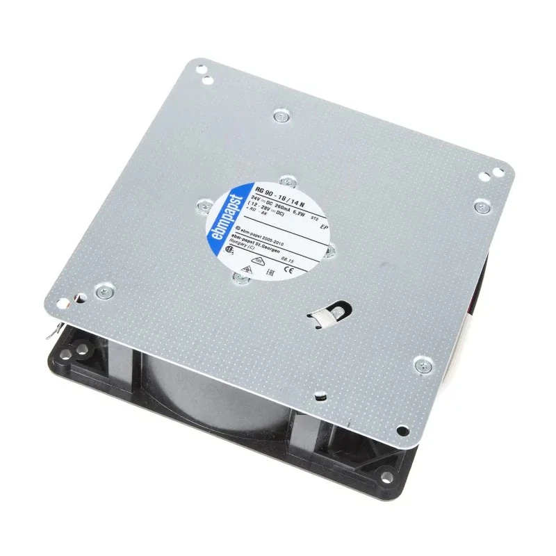 ebm-papst RG 90 N Series Centrifugal Fan 24V DC 55 m³/h 2200 RPM Ball Bearing Electronic Commutation RG90-18/14N