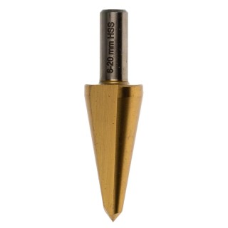 RS PRO HSS Cone Cutter Drill Bit 6 mm to 20 mm Maximum Drilling Thickness 2 mm 221-535