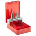 RS PRO 3-Piece Cone Cutter Set for Metal 3 mm Min to 30 mm Max, HSS Bits 221-557