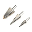 RS PRO 3-Piece Cone Cutter Set for Metal 3 mm Min to 30 mm Max, HSS Bits 221-557
